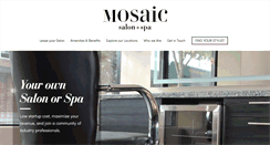 Desktop Screenshot of mosaicsalongroup.com